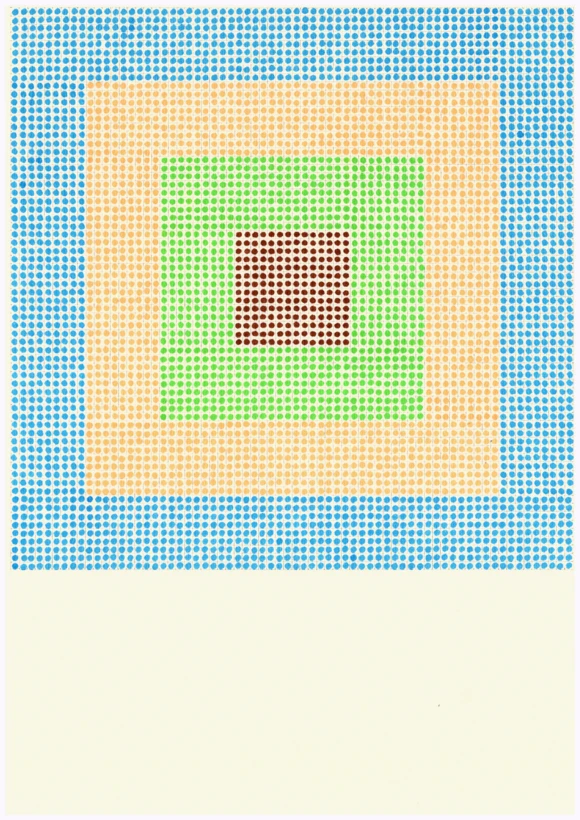 Untitled (2005221) 20. sz. Josef Albers Meets Victor Vasarely